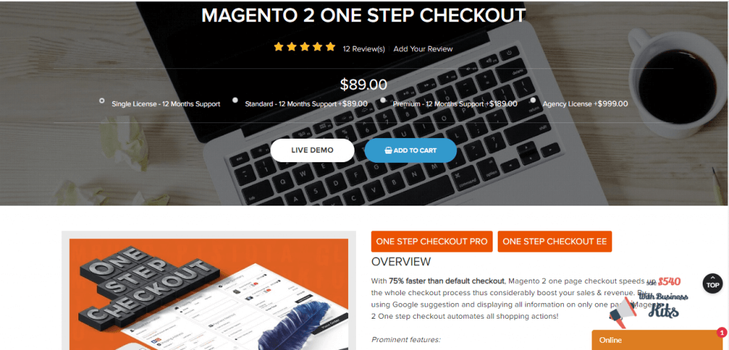 Magento 2 One Step Checkout Extension