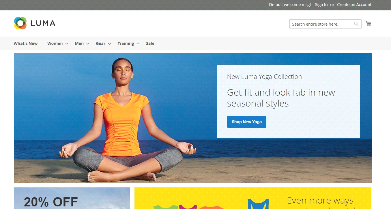 Magento 2 Luma Theme