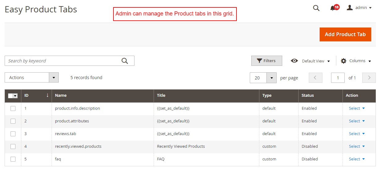 Easy Product Tabs