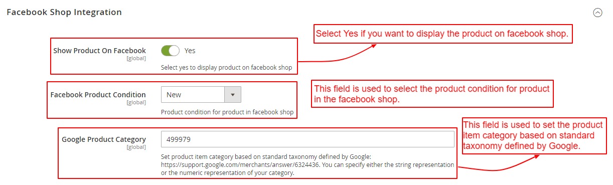 Facebook Shop Integration