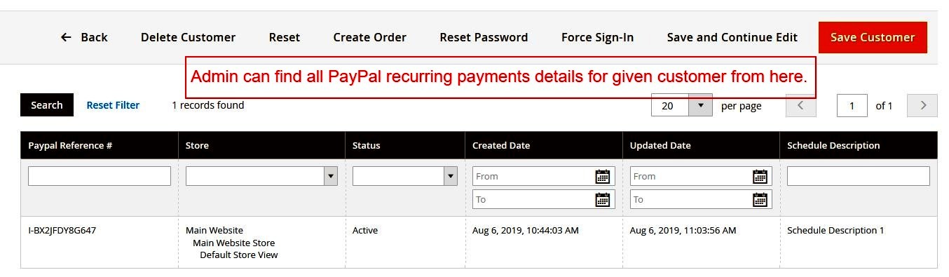 Paypal Recurring Payment