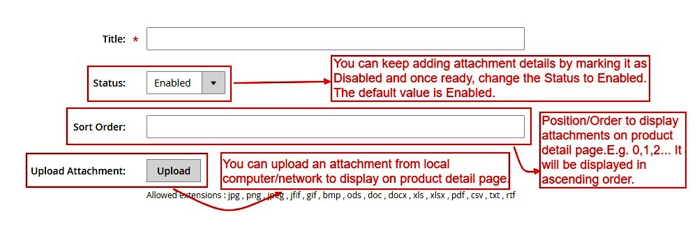 Product Attachment