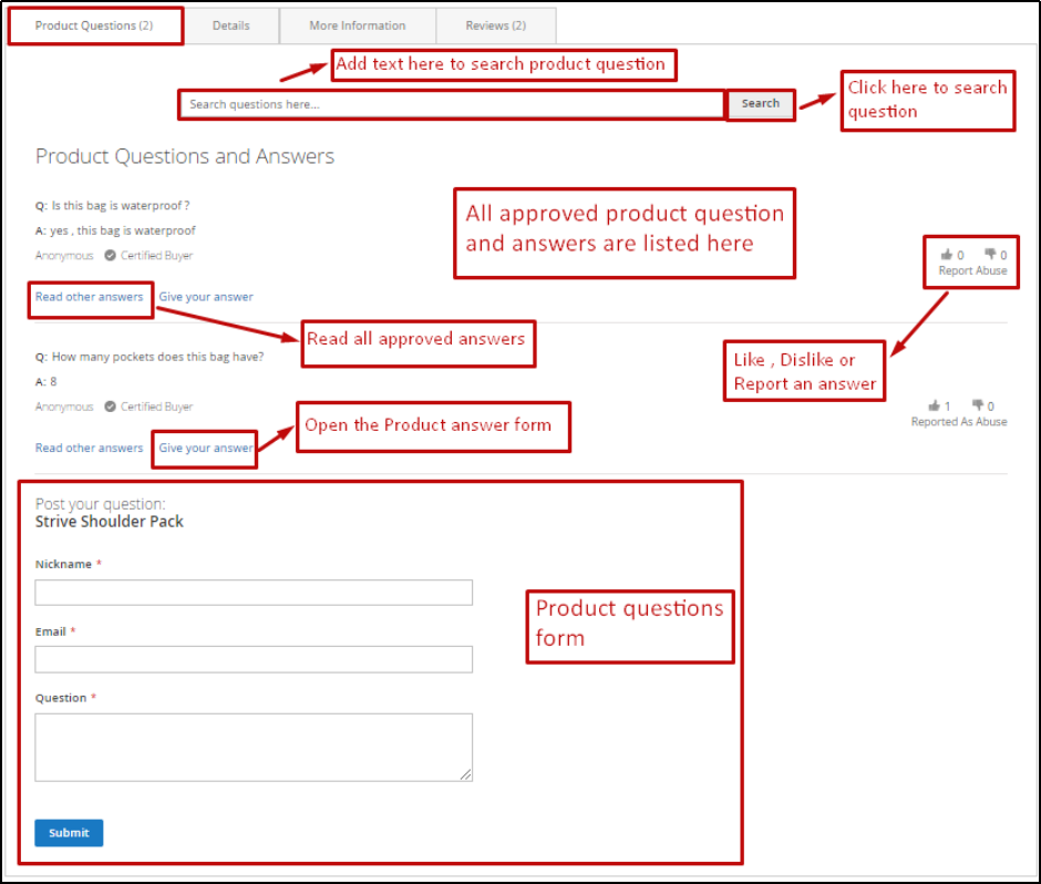 Product Questions & Faq