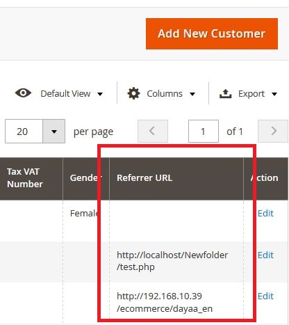 Referrer Url Tracking